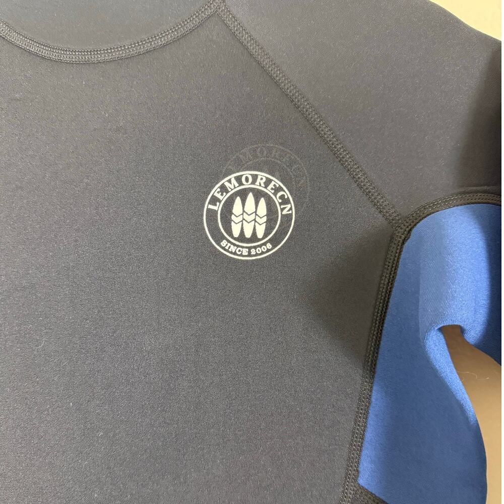 Lemorecn Mens Wetsuit Jumpsuit - Size 16 - Black & Blue - Picture 3 of 7